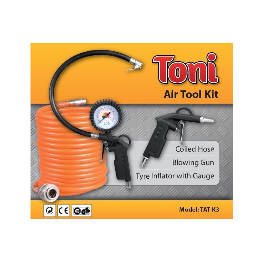 Compressor Air Tool Kit, 3 Piece Newco Power Tools